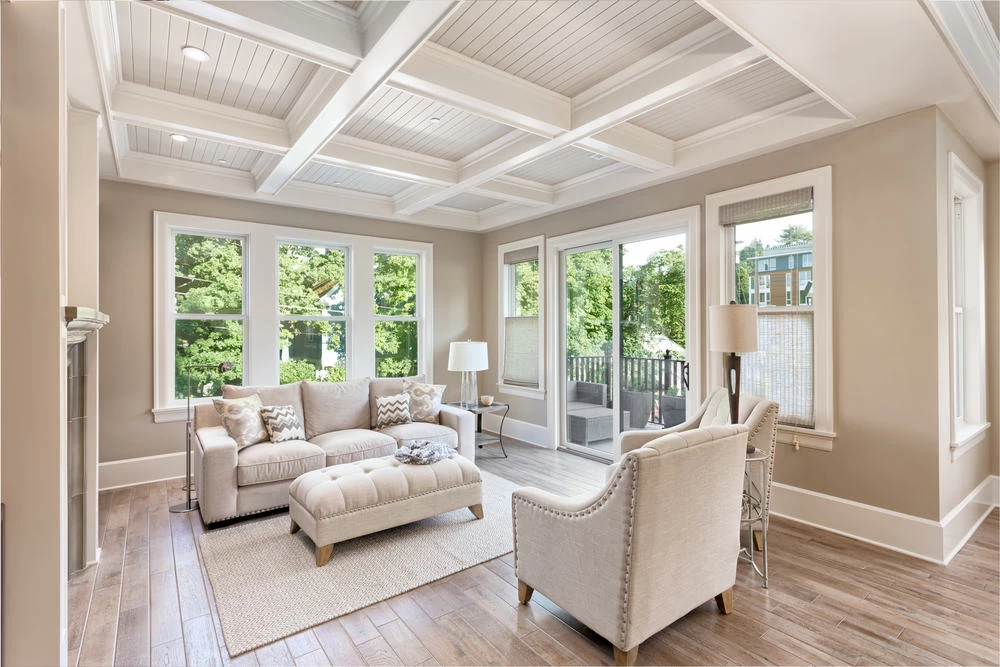 Living room remodeling by Creekside Pro Construction