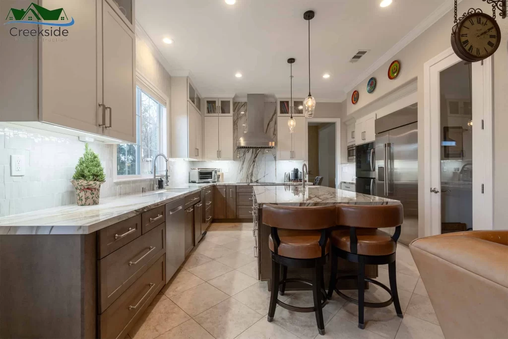 Kitchen completed by Creekside Pro Construction recently.
