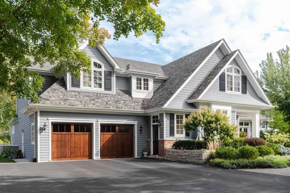 Modern home remodeling with garage and driveway in Contra Costa County