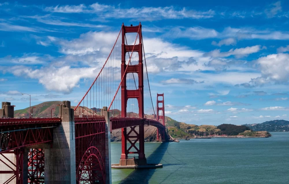 The golden gate bridge in san francisco, california.
